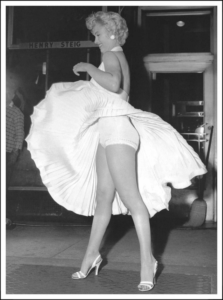 Marlyn Monroe și celebra rochiță albă