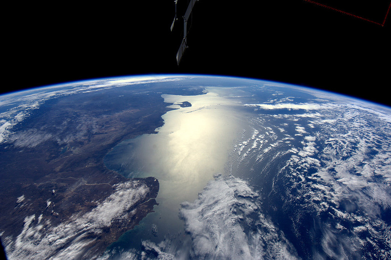 André Kuipers/ESA/NASA - Coastele Argentinei