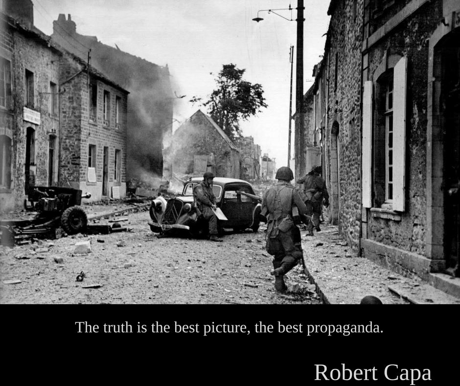 Robert Capa | Adevărul este cea mai bună imagine, cea mai bună propagandă. 