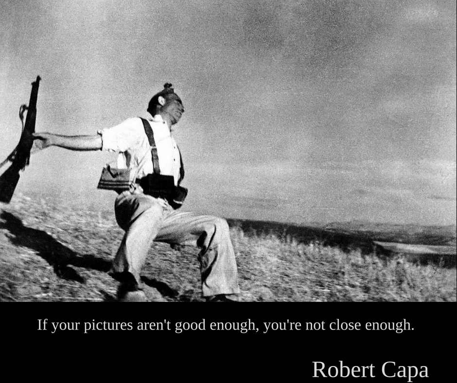 Robert Capa | Dacă fotografiile tale nu sunt suficient de bune înseamnă că nu te-ai apropiat suficient 
