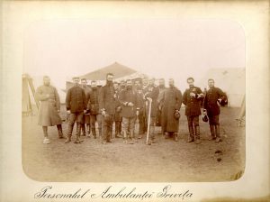 Personalul Ambulanței Grivița 1877 Razboi Independenta Romaniei Carol Popp Szathmari